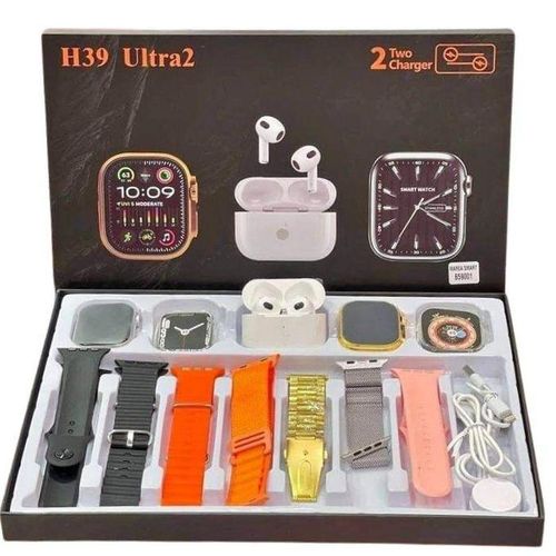 Ultra 2 montres intelligentes Ultra2+ série 2. 2 cadrans de montre Haut-parleurs Bluetooth 7 haut-parleurs