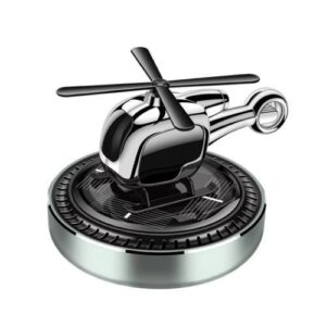 Désodorisant solaire rotatif pour voiture,Hélicoptère à énergie solaire,diffuseur de parfum